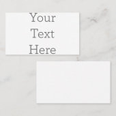 Amerikaans, 8,9 x 5,1 cm Visitekaartje (Voorkant / Achterkant)