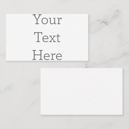 Amerikaans, 8,9 x 5,1 cm Visitekaartje (Voorkant / Achterkant)