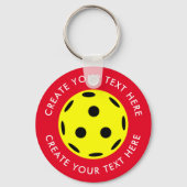 Creëer Uw eigen tekstspeler Sleutelhanger (Voorkant)