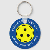 Creëer Uw eigen tekstspeler Sleutelhanger (Voorkant)