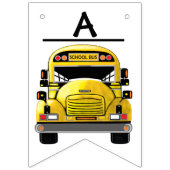 Creëer Uw eigen terug naar schoolbanner Vlaggetjes (Eerste vlag)