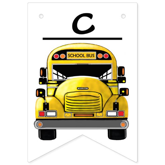 Creëer Uw eigen terug naar schoolbanner Vlaggetjes (Derde vlag)