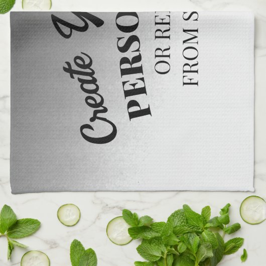 Creëer Uw eigen Theedoek (Gevouwen)