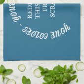 Creëer Uw eigen Theedoek (Gevouwen)