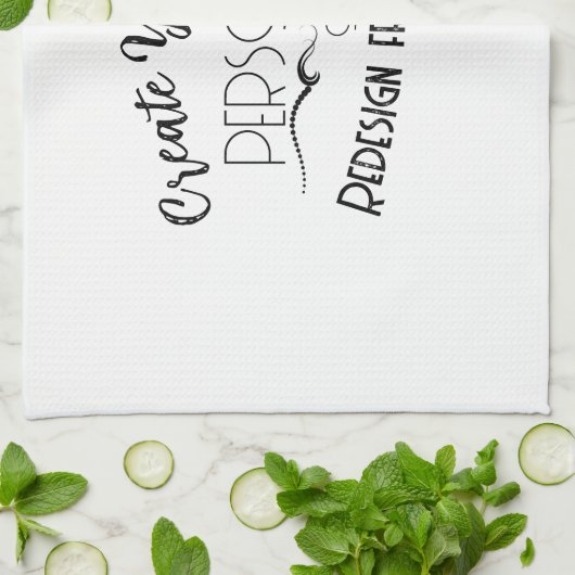 Creëer Uw eigen Theedoek (Gevouwen)