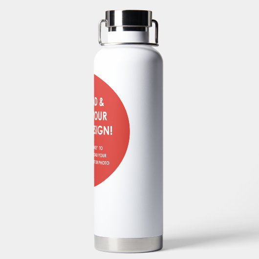 Creëer uw eigen Thor Copper 32oz vacuüm geïsoleerd Waterfles (Achterkant)