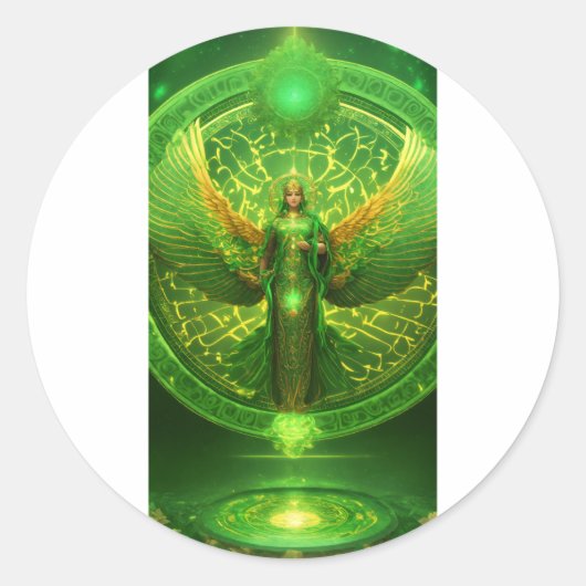 Creëer Uw eigen ticker Ronde Sticker (Voorkant)