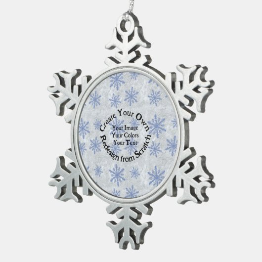 Creëer Uw eigen Tin Sneeuwvlok Ornament (Rechts)