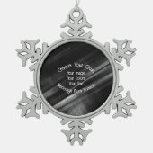 Creëer Uw eigen Tin Sneeuwvlok Ornament (Voorkant)