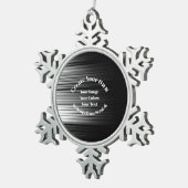 Creëer Uw eigen Tin Sneeuwvlok Ornament (Rechts)