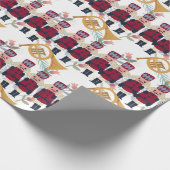 Creëer Uw Eigen Tin Soldiers & Franse Horns Cadeaupapier (Hoek)