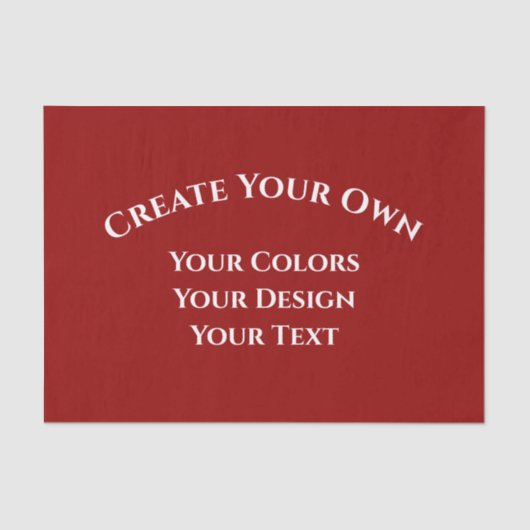 Creëer Uw eigen Tissuepapier (Voorkant)