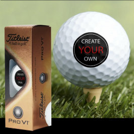 Creëer Uw eigen Titleist Pro V1 - merknaam / Aange Golfballen