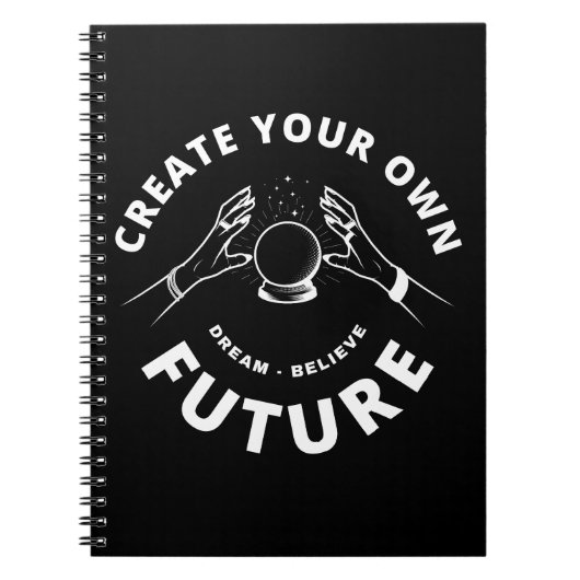 Creëer uw eigen toekomstige waarzegger notitieboek (Voorkant)