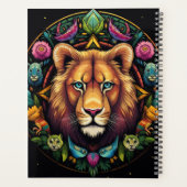 Creëer Uw eigen Totem Dierenleeuw Mandala Planner (Achterkant)