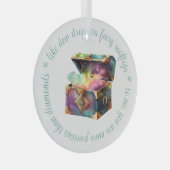 Creëer Uw eigen Treasured Moments Magic Box Glas Ornament (Voorkant Rechts)