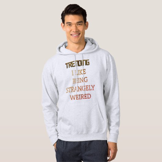 Creëer Uw eigen Trend Casual Ontwerp van de Tekst  Hoodie (Voorkant volledig)