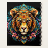 Creëer Uw eigen Tribal Boho Beer Animal Planner (Achterkant)