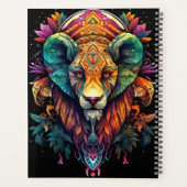 Creëer Uw eigen Tribal Fantasy Wild Cat Planner (Achterkant)