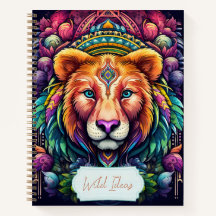 Creëer Uw eigen Tribal Lioness Notitieboek