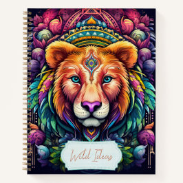 Creëer Uw eigen Tribal Lioness Notitieboek