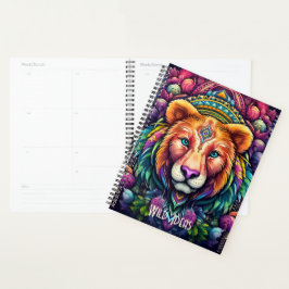 Creëer Uw eigen tribale leeuwin Planner
