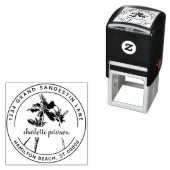 Creëer Uw eigen Tropical Palms Retouradres Zelfinktende Stempel (In situ)