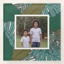 Creëer Uw eigen Tropisch Patroon voor foto's Glazen Onderzetter