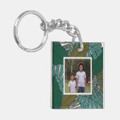 Creëer Uw eigen Tropisch Patroon voor foto's  Sleutelhanger (Voorkant Links)