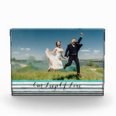 Creëer uw eigen trouwfoto Keepsake Fotoblokken (Voorkant)