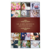 Creëer Uw eigen trouwfoto's 2025 Kalender (Hoes)