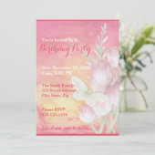 Creëer uw eigen Tulp Butterfly Party uitnodigingen (Staand voorkant)