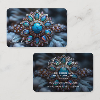 Creëer uw eigen turquoise opaalring visitekaartje