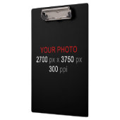 Creëer uw eigen twee foto's op maat klembord (Links)