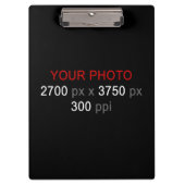 Creëer uw eigen twee foto's op maat klembord (Voorkant)