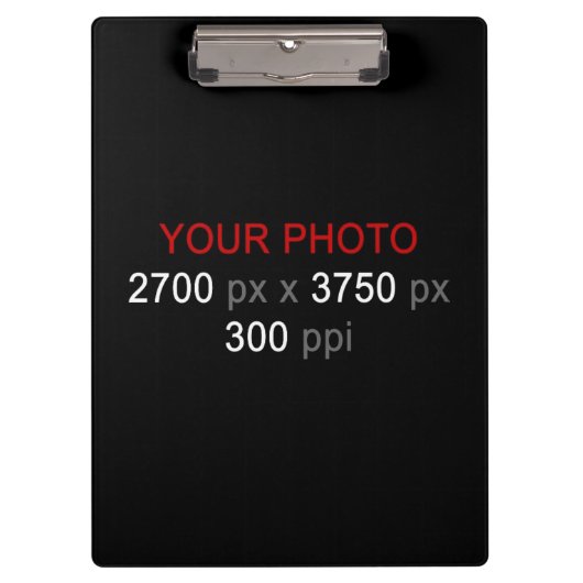 Creëer uw eigen twee foto's op maat klembord (Voorkant)