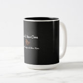 Creëer Uw eigen Tweekleurige Koffiemok (Voorkant rechts)