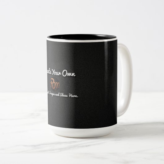 Creëer Uw eigen Tweekleurige Koffiemok (Voorkant rechts)