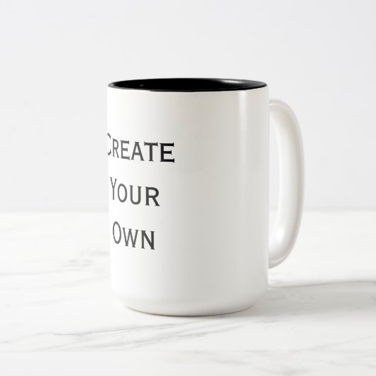 Creëer Uw eigen Tweekleurige Koffiemok (Voorkant rechts)