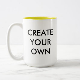 Creëer Uw eigen tweetonige Mok GEEL