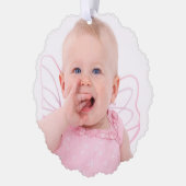 Creëer Uw eigen tweezijdige foto Ornament Kaart (Links)