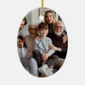 Creëer Uw eigen tweezijdige foto's Keramisch Ornament (Voorkant)