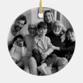 Creëer Uw eigen tweezijdige foto's Keramisch Ornament (Achterkant)