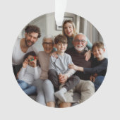 Creëer Uw eigen tweezijdige foto's Ornament (voorkant)