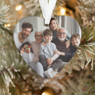 Creëer Uw eigen tweezijdige foto's Ornament