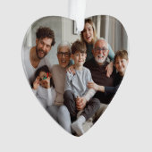 Creëer Uw eigen tweezijdige foto's Ornament (voorkant)