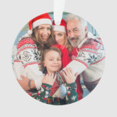 Creëer Uw eigen tweezijdige foto's Ornament (voorkant)