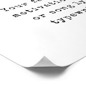 Creëer Uw eigen Typewriter Quote Poster (Hoek)