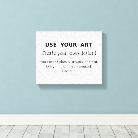 Creëer uw eigen uitgerekte canvas muurkunstontwerp (Insitu (Houten vloer))