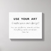 Creëer uw eigen uitgerekte canvas muurkunstontwerp (Voorkant)